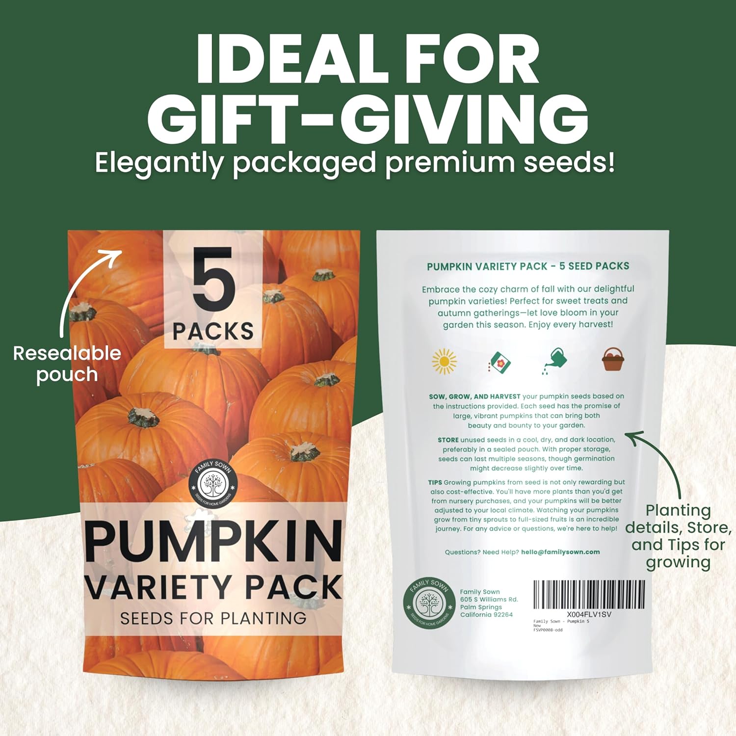 Pumpkin Seeds | 5 Invidiual Packs