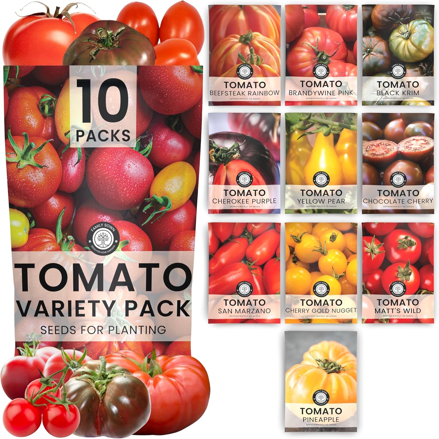 Tomato Seeds | 10 Individual Packs