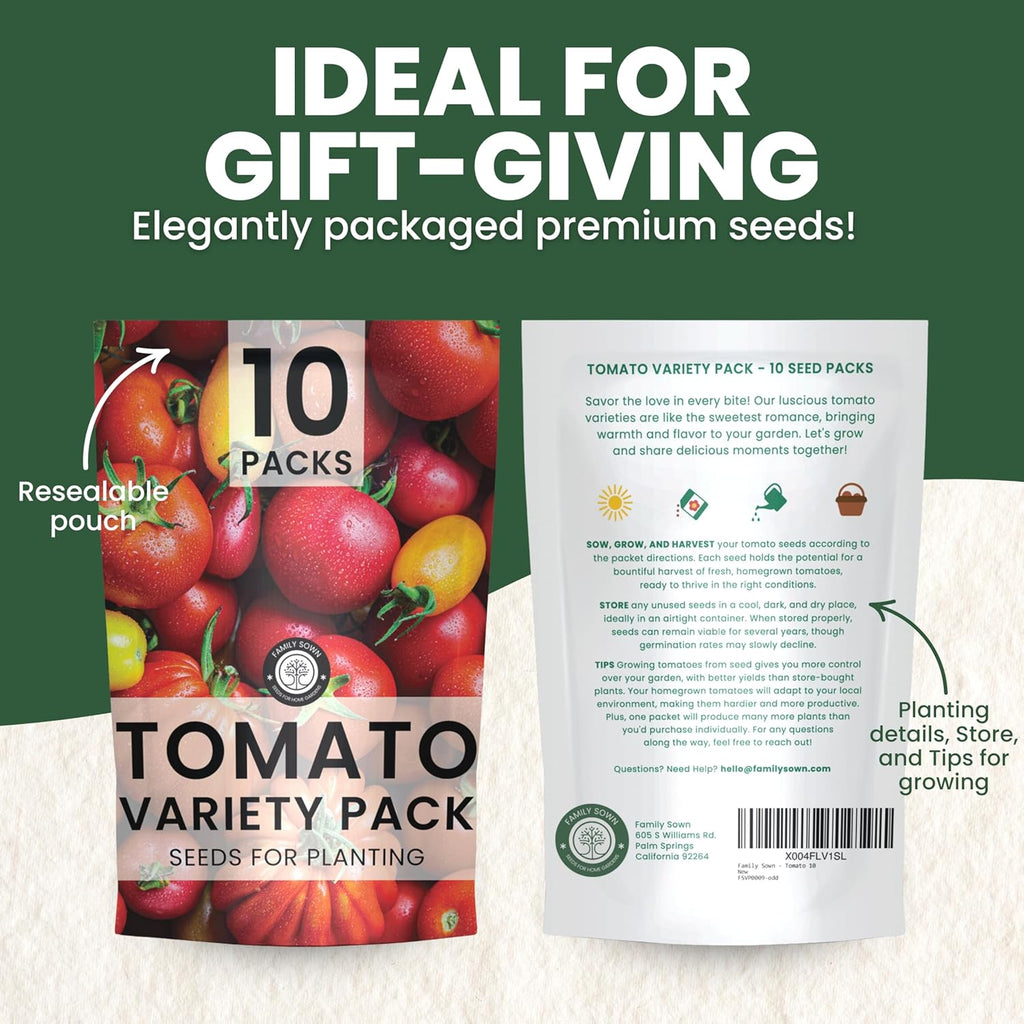 Tomato Seeds | 10 Individual Packs
