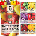 Sweet Pepper Seeds | 6 Individual Packs
