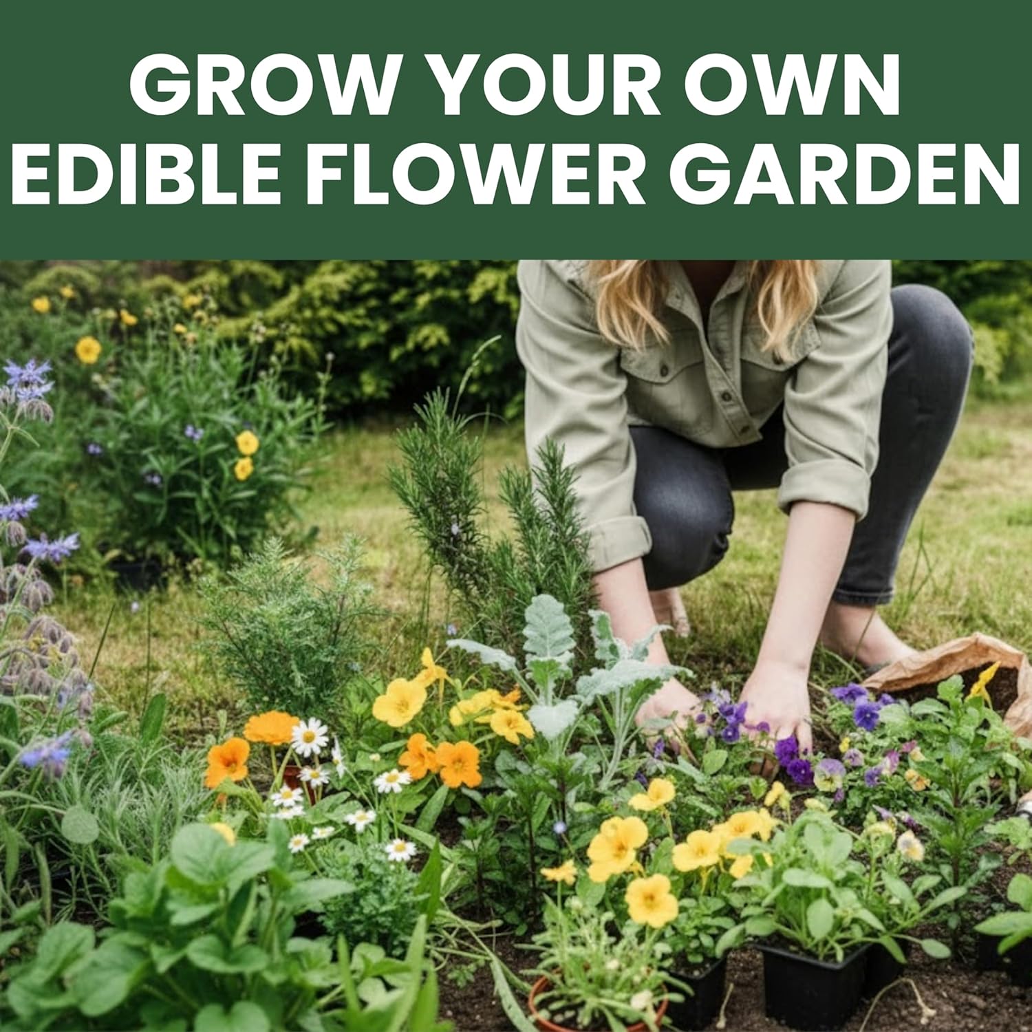 Edible Flower Seeds | 10 Individual Packs