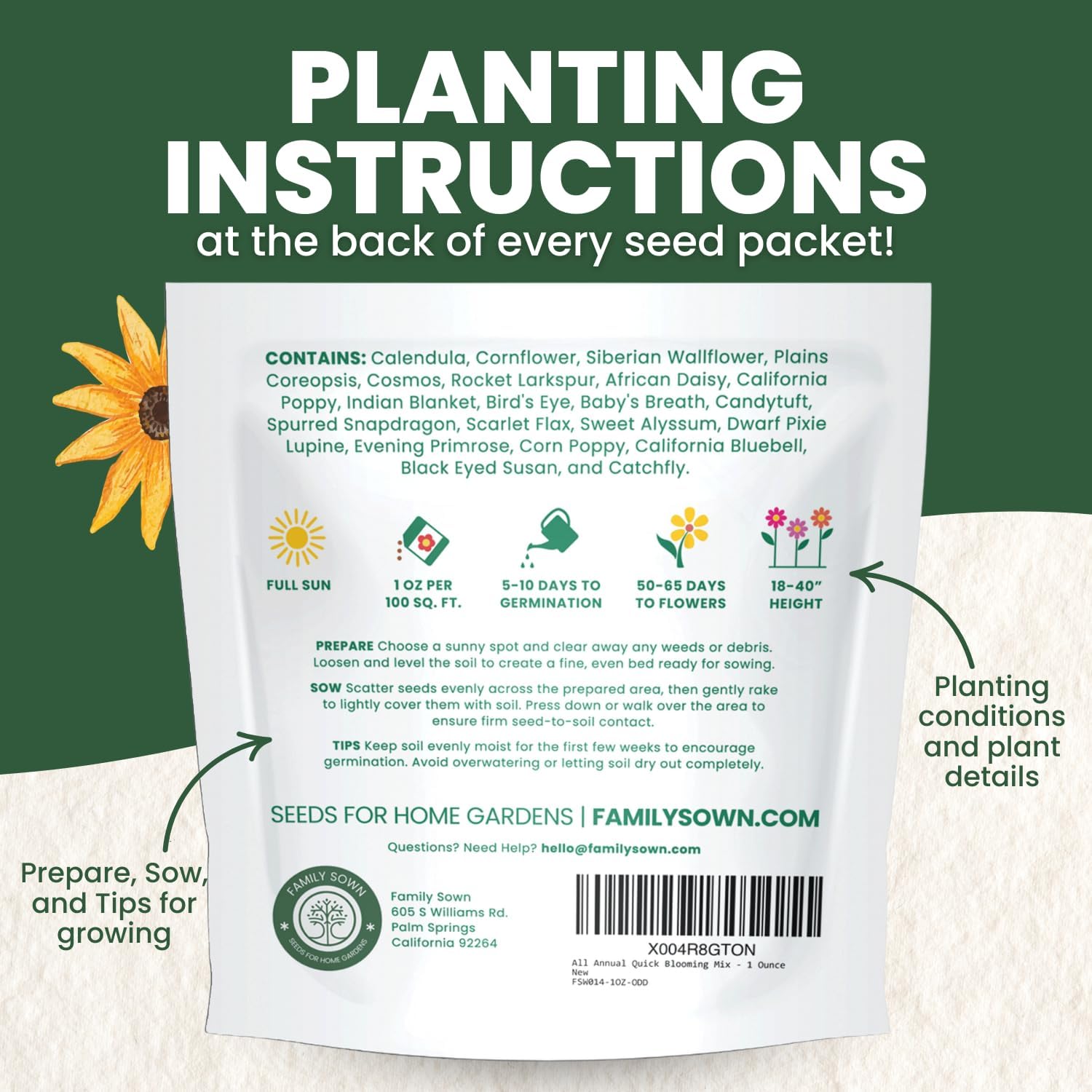 All Annual Quick Blooming Mix