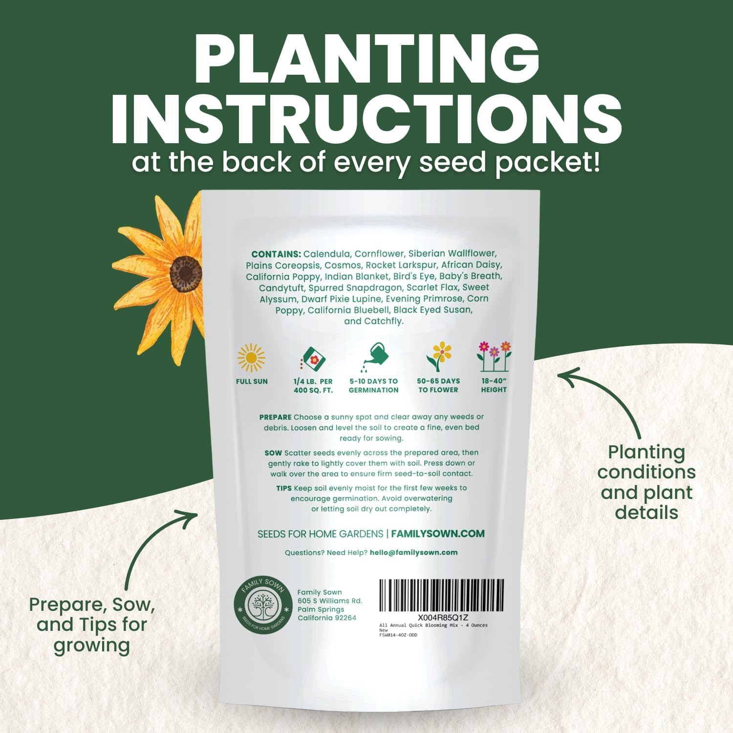 All Annual Quick Blooming Mix