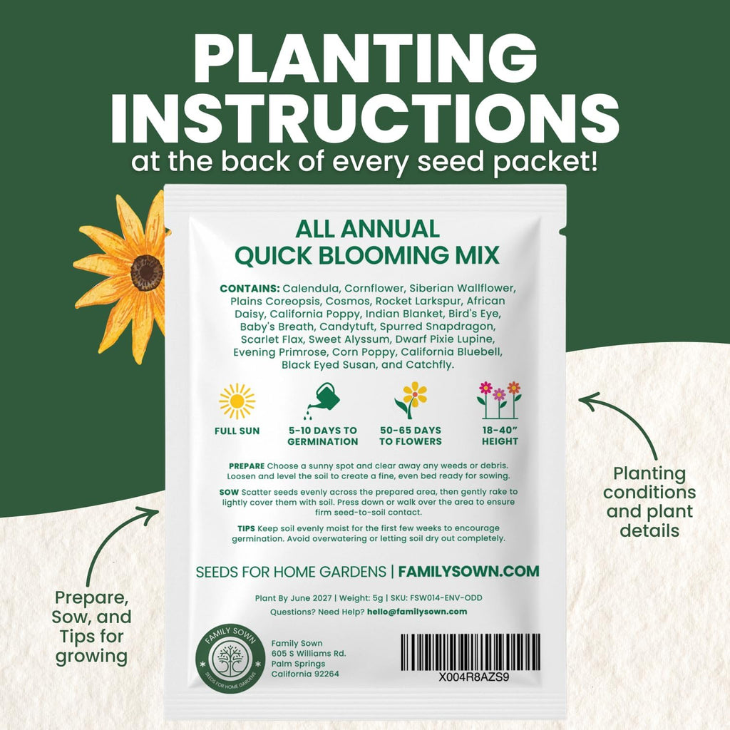 All Annual Quick Blooming Mix