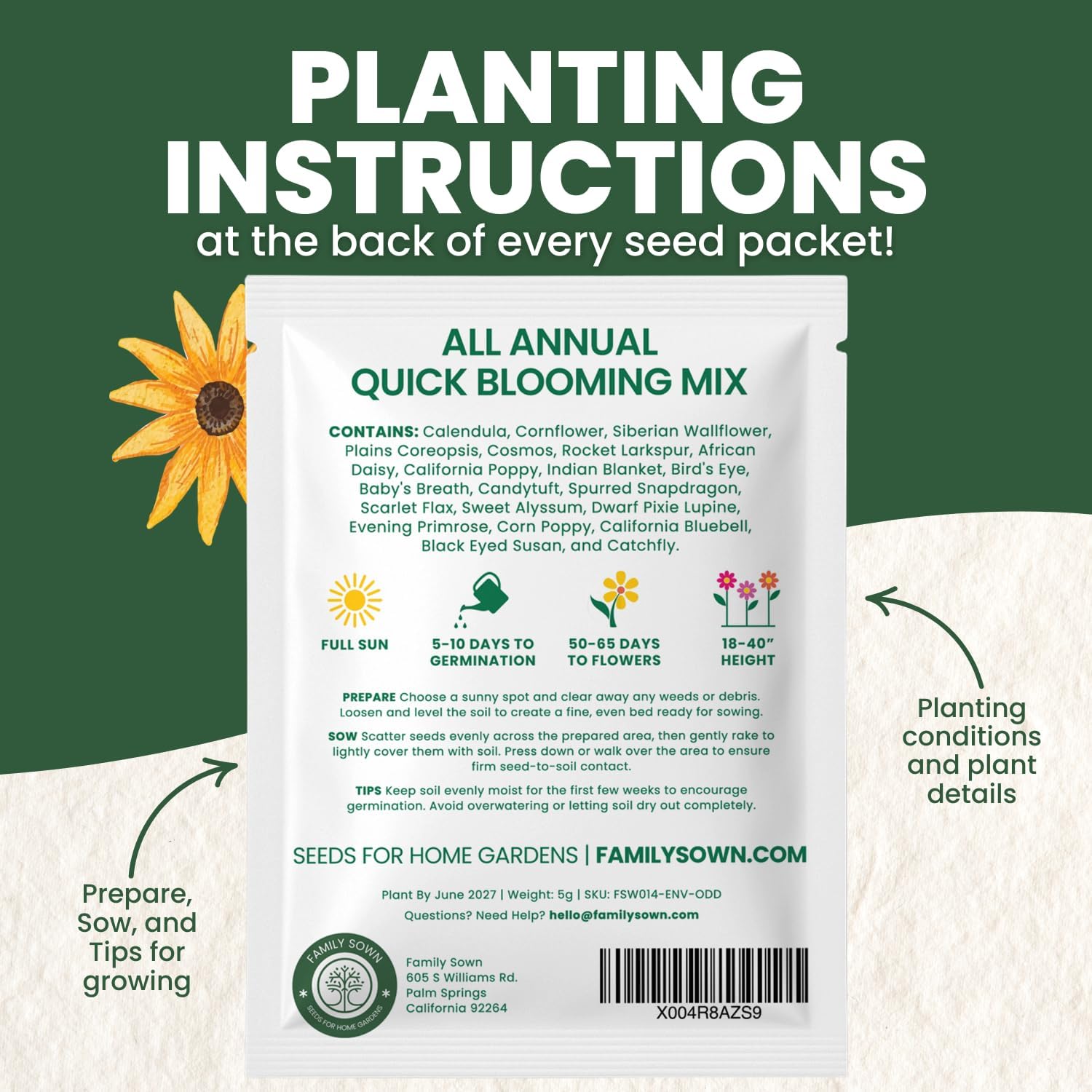 All Annual Quick Blooming Mix