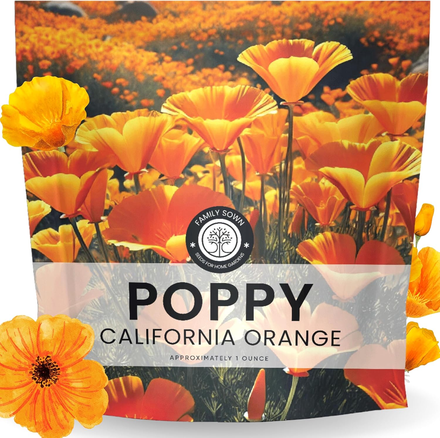 California Poppy Orange