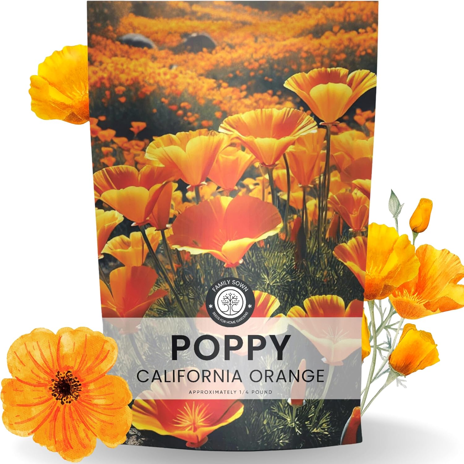 California Poppy Orange
