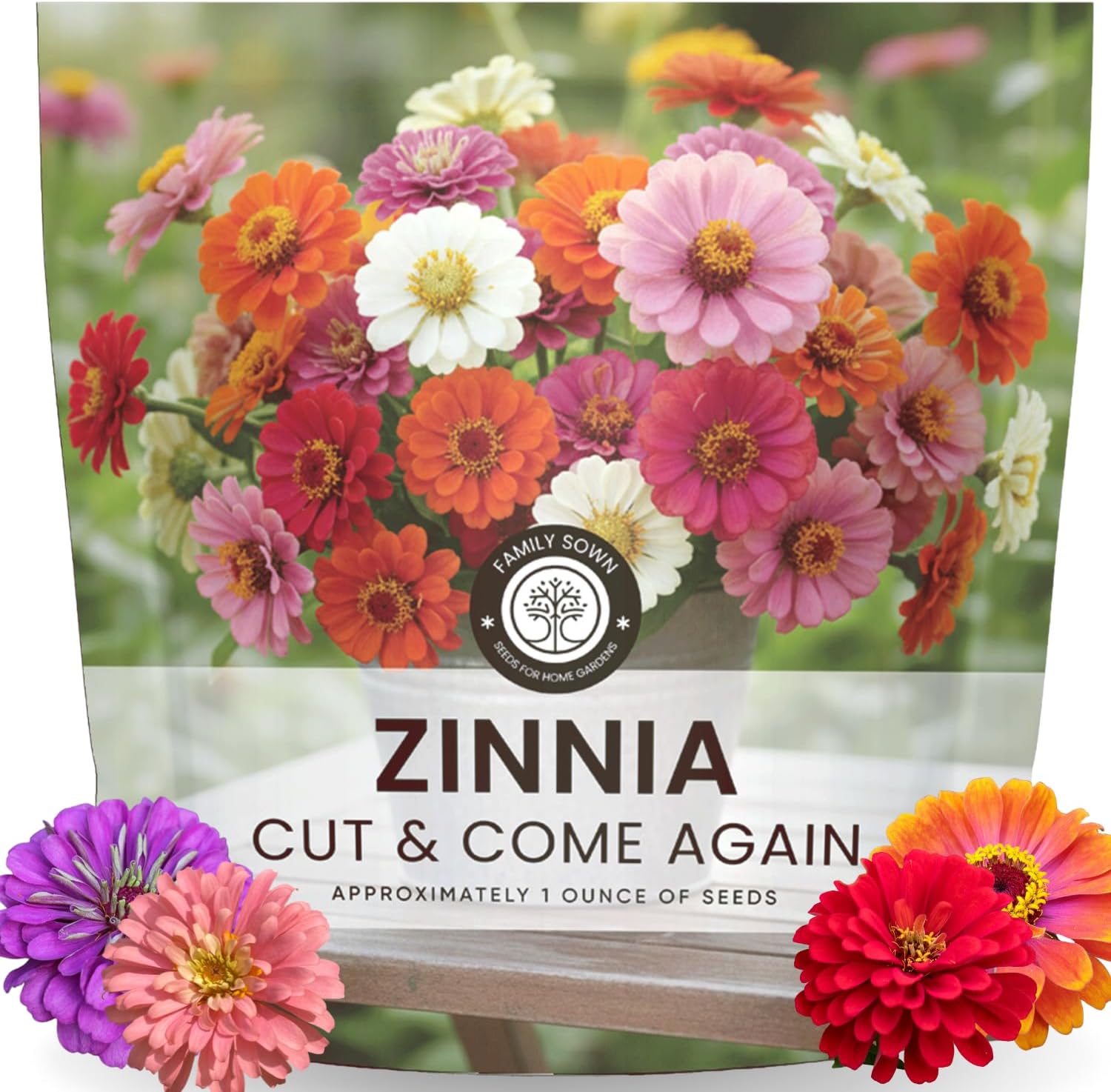 Zinnia ‘Cut and Come Again’