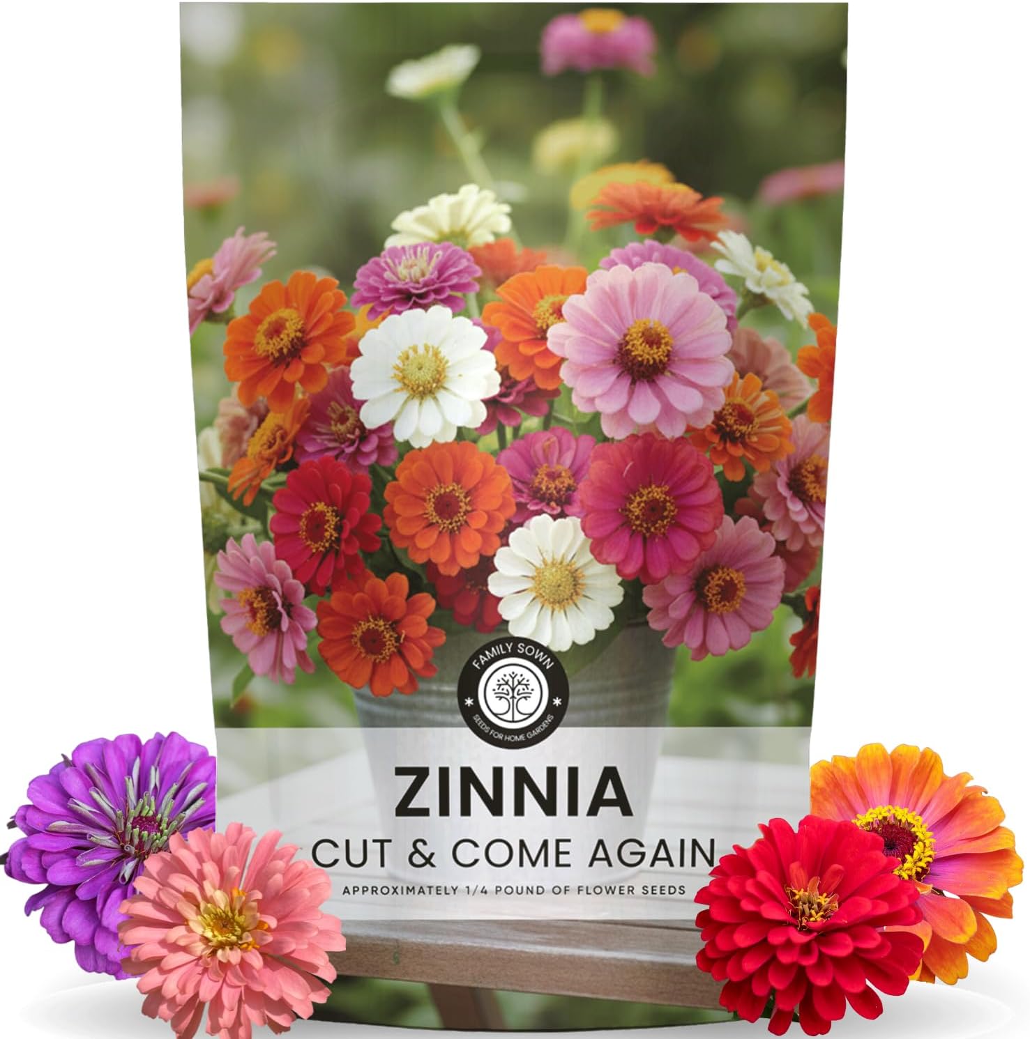 Zinnia ‘Cut and Come Again’