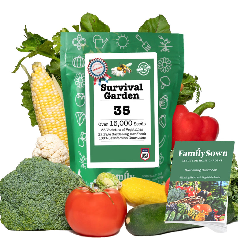 Survival Garden 35; Vegetable Garden Seeds