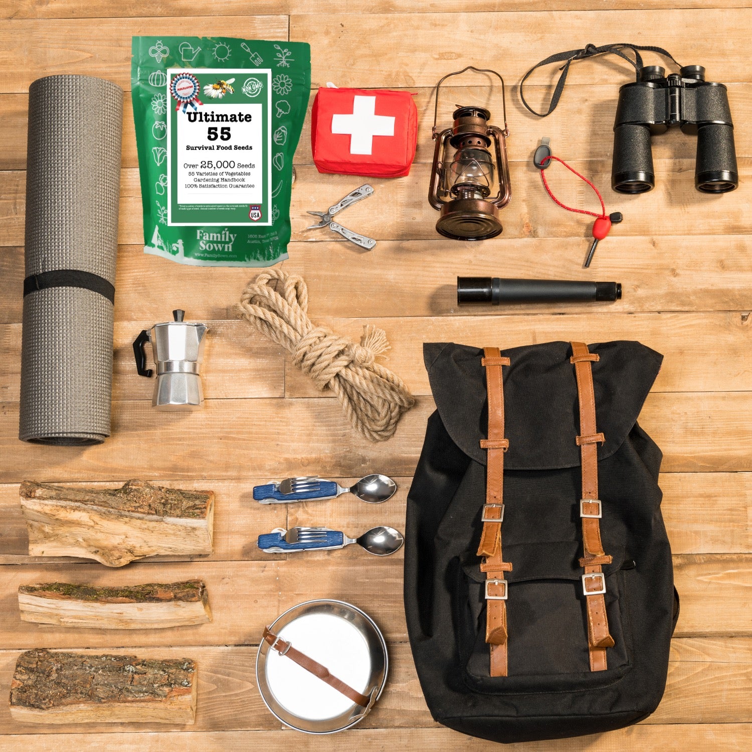 Ultimate Survival Food Seeds 55; Herb and Vegetable Seed Collection