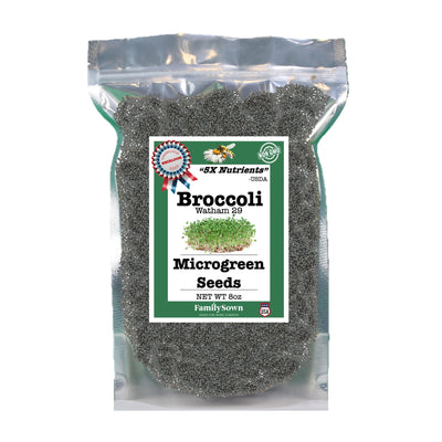 Broccoli 8oz Micro-green Seeds