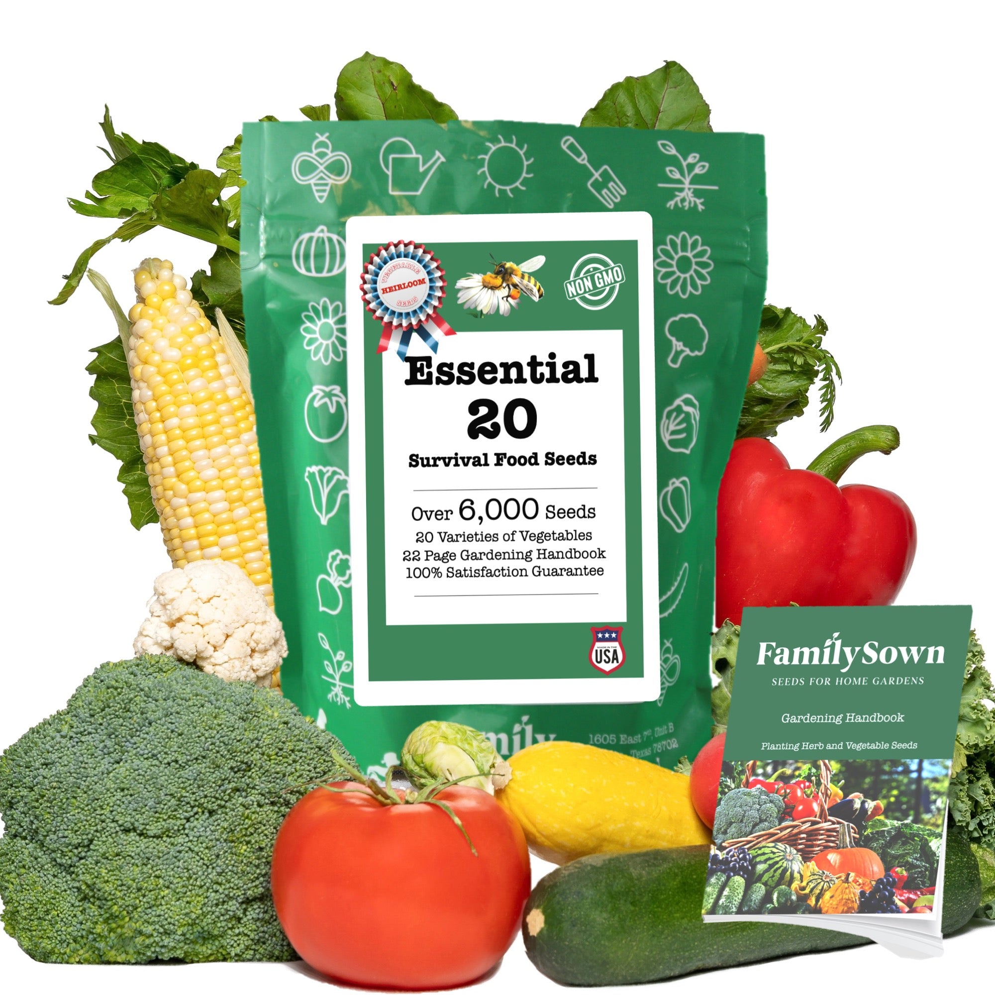 Essential 20 Vegetable Seeds