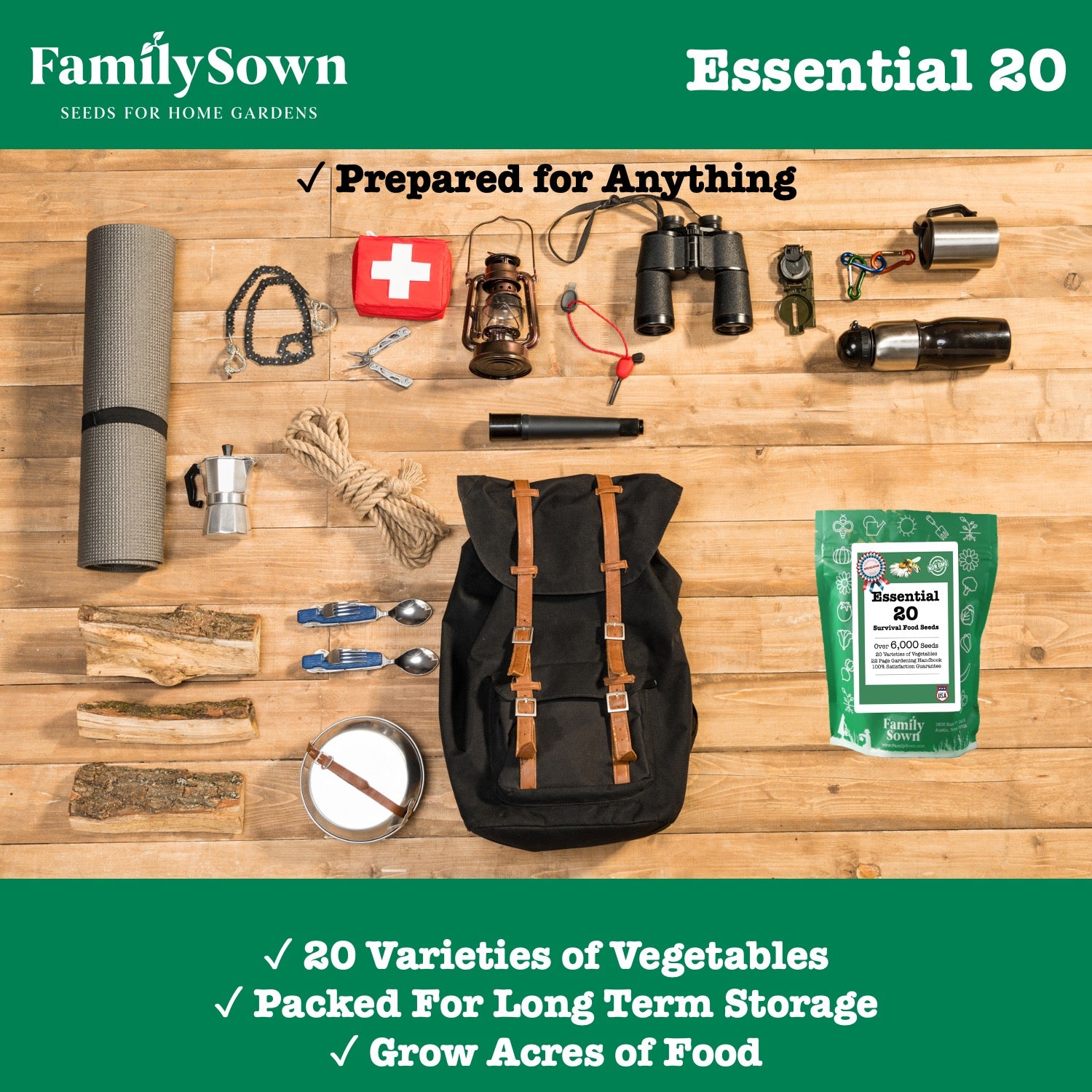 Essential 20 Vegetable Seeds