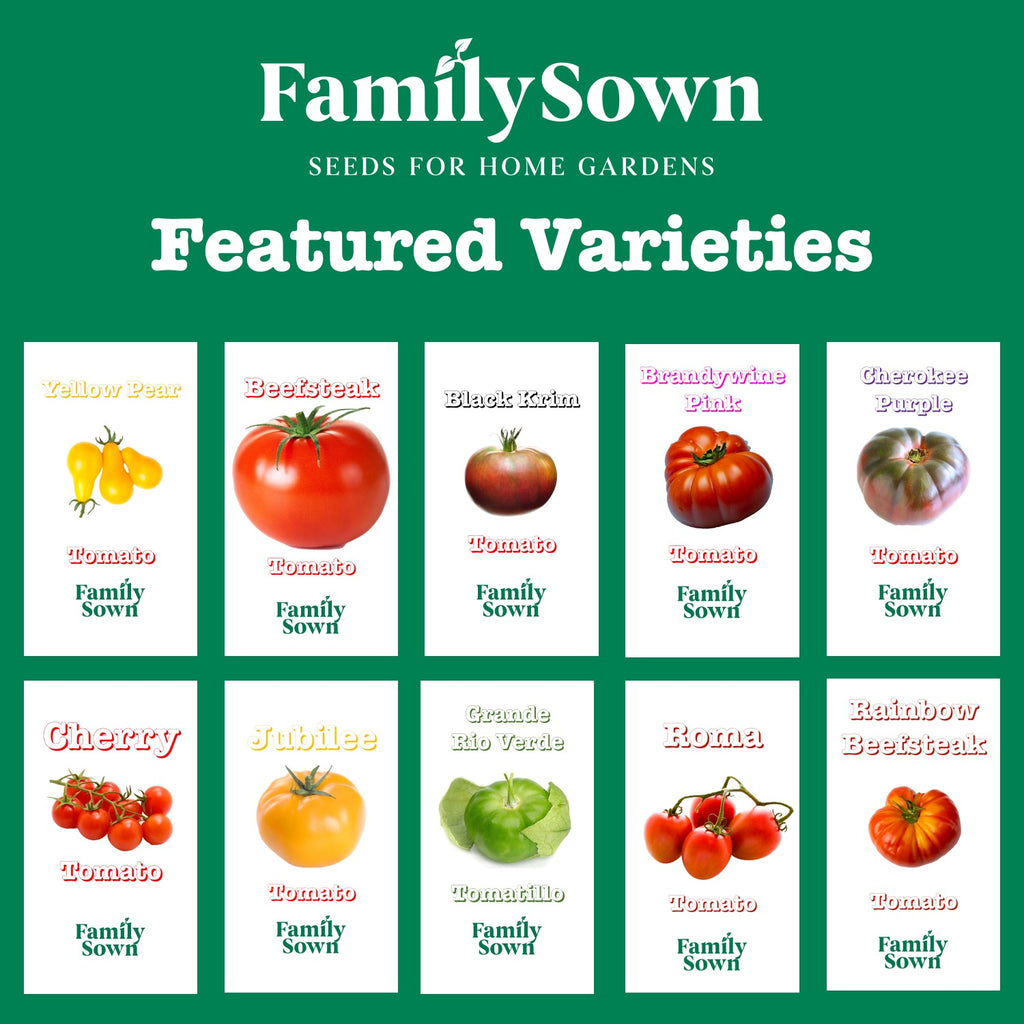 10 Heirloom Tomatoes